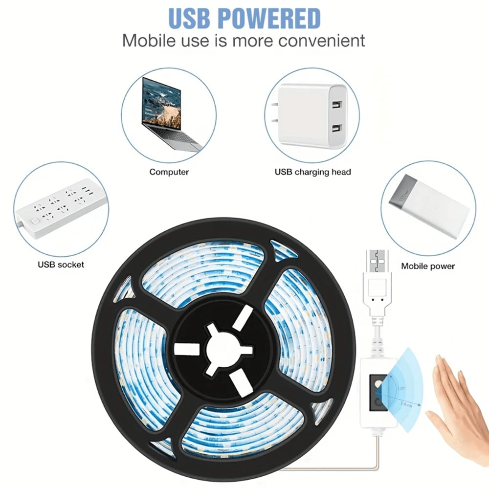 GlowSweep USB Gesture Sensor LED Strip Light 1