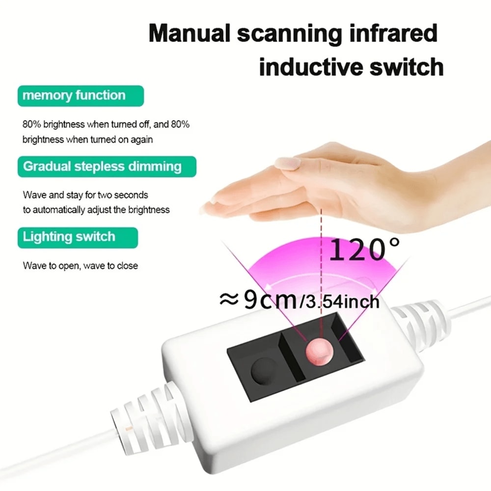 GlowSweep USB Gesture Sensor LED Strip Light 2