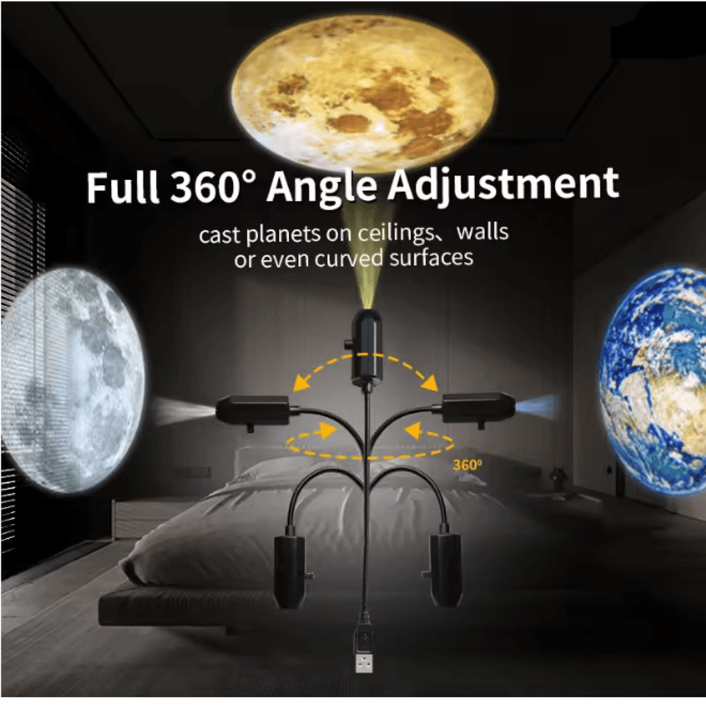 Halloween Skull Projection Night Light 2