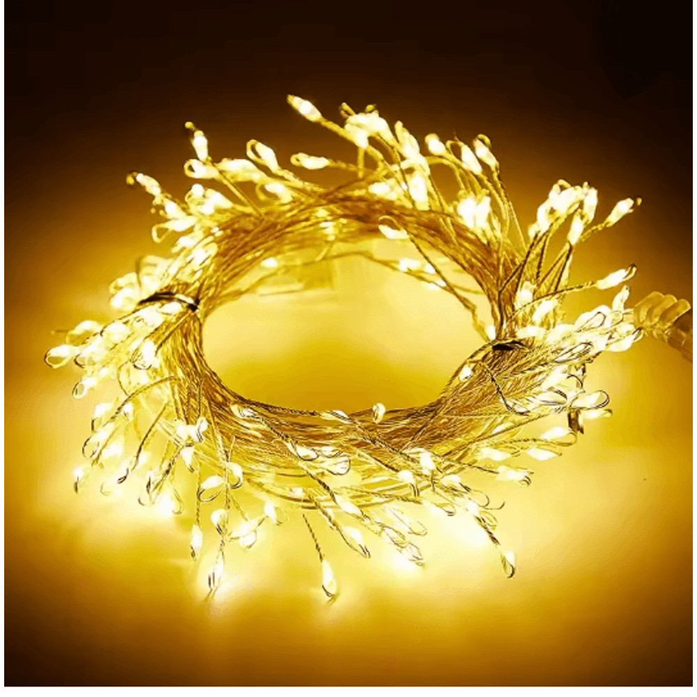 GlowCascade USB Firecracker Fairy String Lights 4