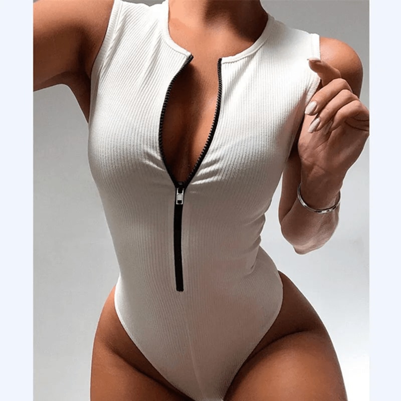 ZipFit Sleek Bodycon Bodysuit 2