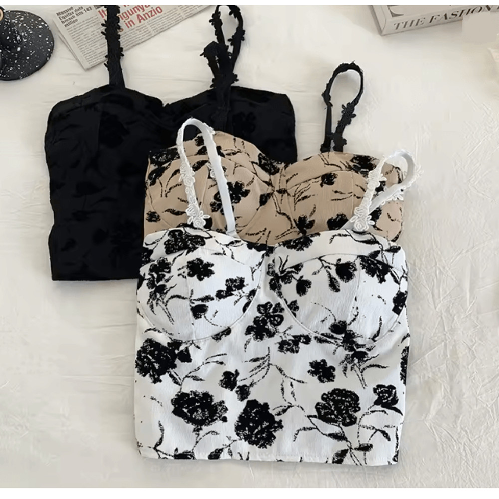 Summer Ease Padded Crop Camisole 1