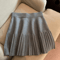 Sweet Knit Pleated Mini Skirt 5