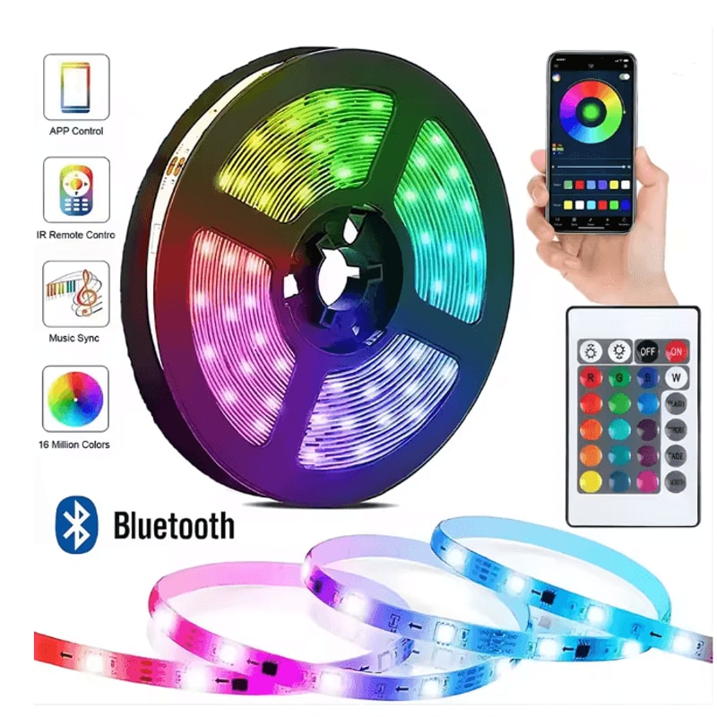 GlowFlex USB RGB LED Strip Light 0