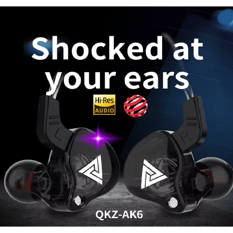 BassCore AK6 Wired In Ear Earphones 2