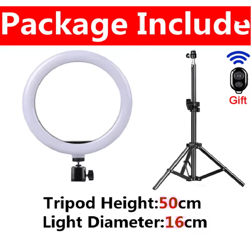 BrightBeam LED Selfie Ring Light 5