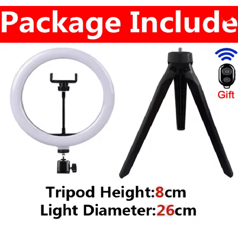 BrightBeam LED Selfie Ring Light 6