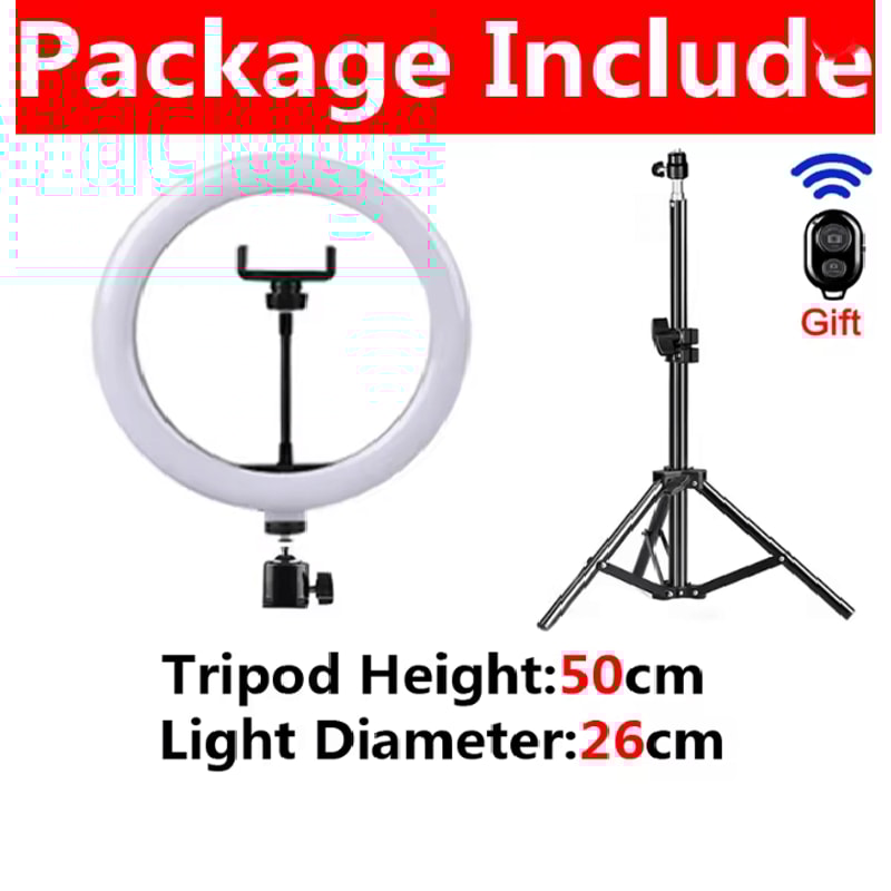 BrightBeam LED Selfie Ring Light 7