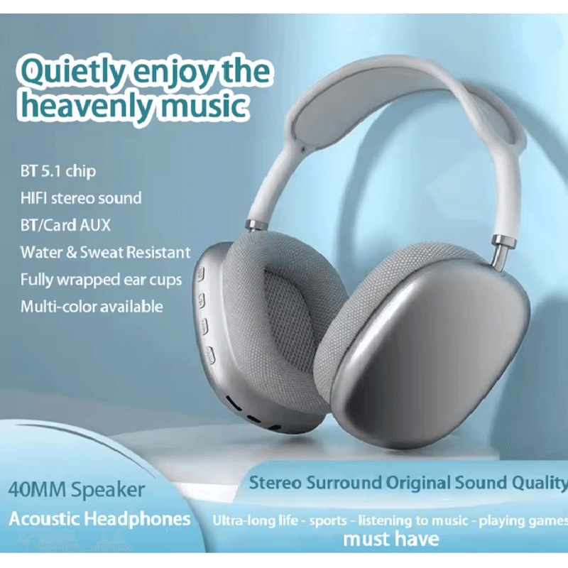 AirPulse P9 Wireless Bluetooth Headset 2