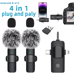 clearwave 4 in 1 wireless lavalier microphone