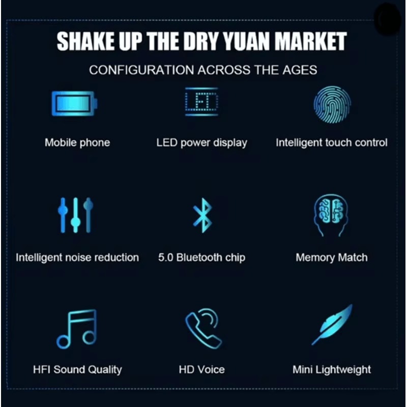 AirWave F9 Wireless Bluetooth Earbuds 2