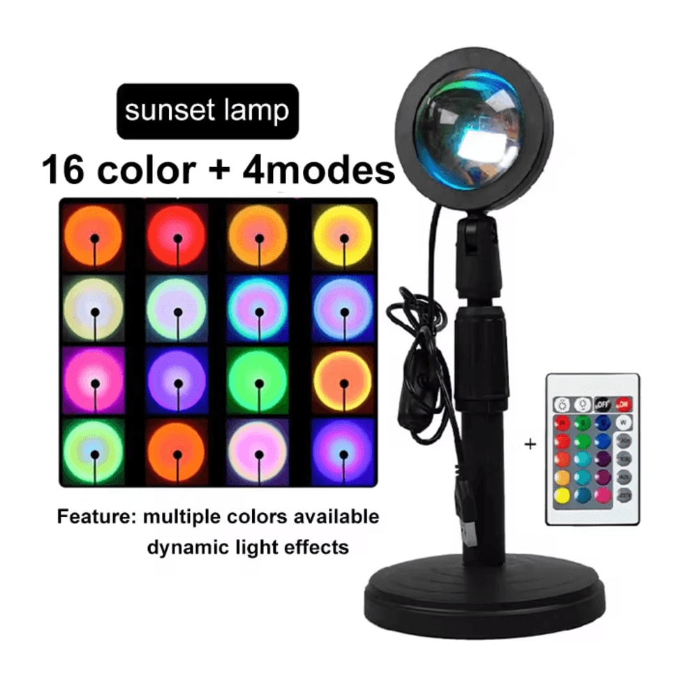 SunGlow 360 LED Sunset Projection Lamp 4