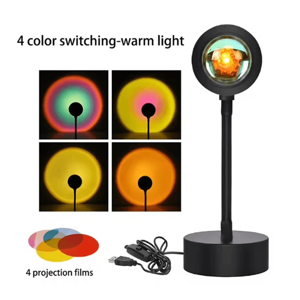 SunGlow 360 LED Sunset Projection Lamp 5