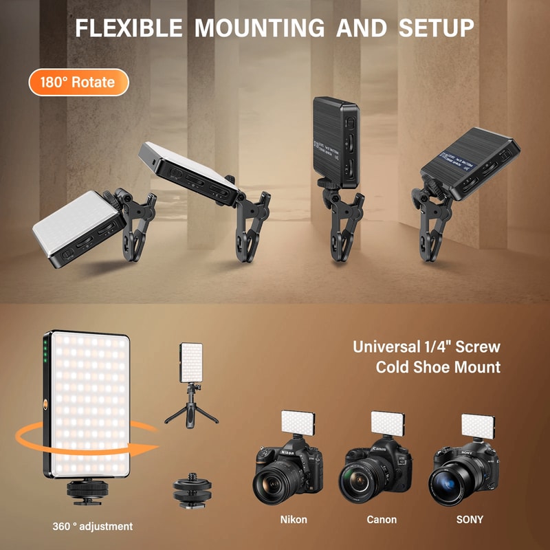 StudioGlow Portable Led Video Light 1