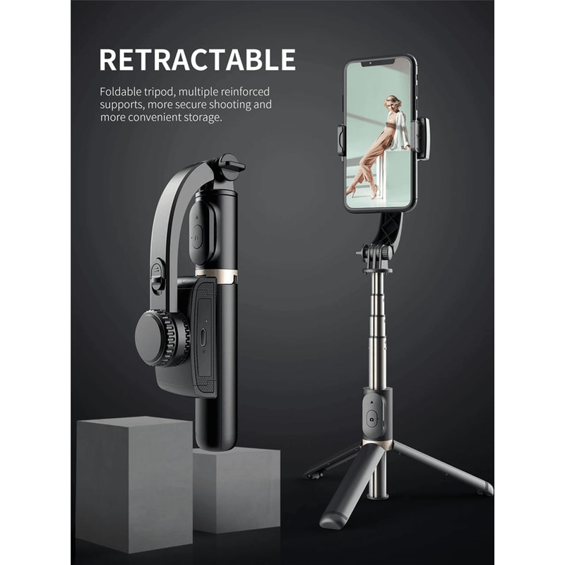 Foldable Gimbal Selfie Stick Tripod 1
