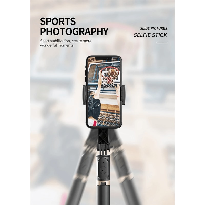 Foldable Gimbal Selfie Stick Tripod 3