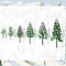 Winter Pine Mini Decor Trees Set 1