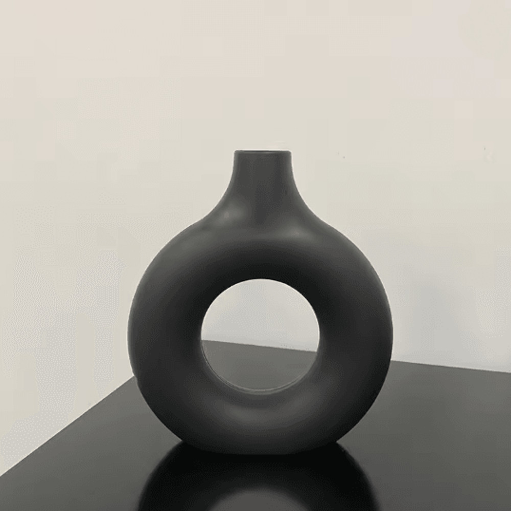 Modern Donut Circle Flower Vase 9