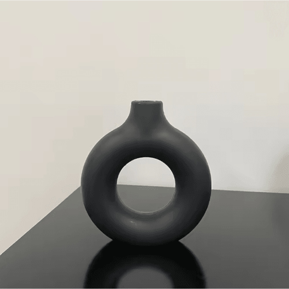 Modern Donut Circle Flower Vase 8