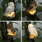 Solar Owl Garden Light Outdoor Decoration 0