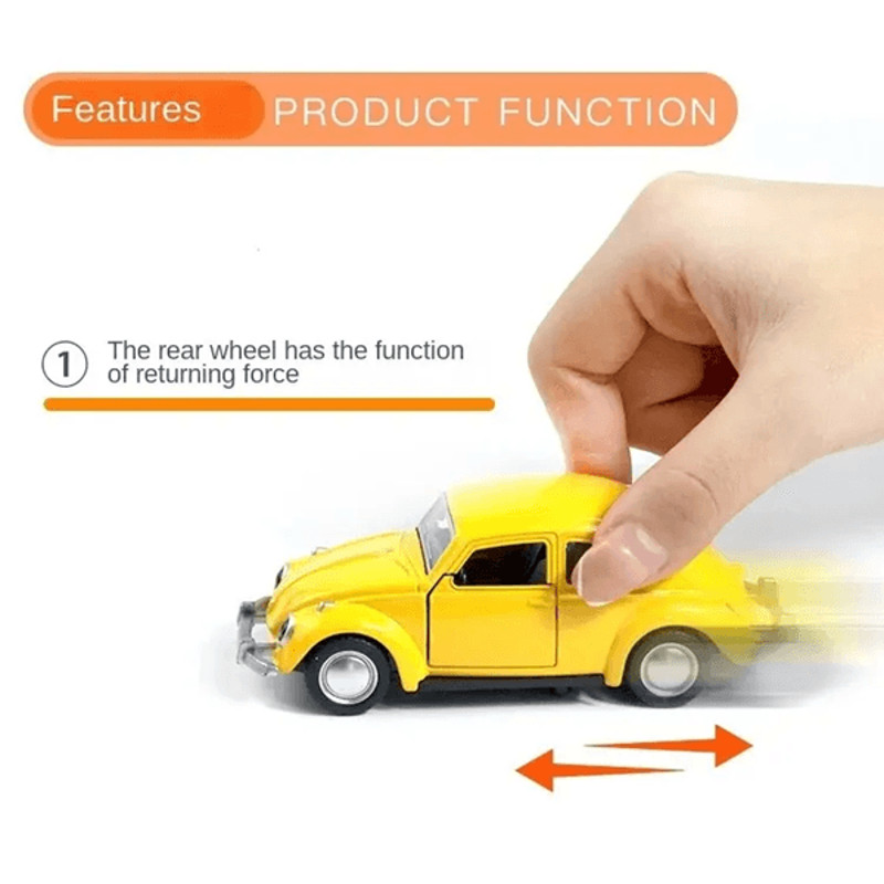 Vintage Beetle Alloy Car Model Toy 1