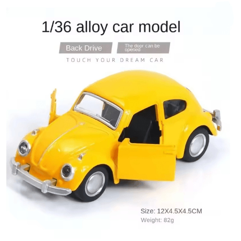 Vintage Beetle Alloy Car Model Toy 4