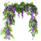 Artificial Wisteria Hanging Garland Vine 0