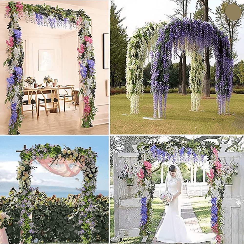 Artificial Wisteria Hanging Garland Vine 2