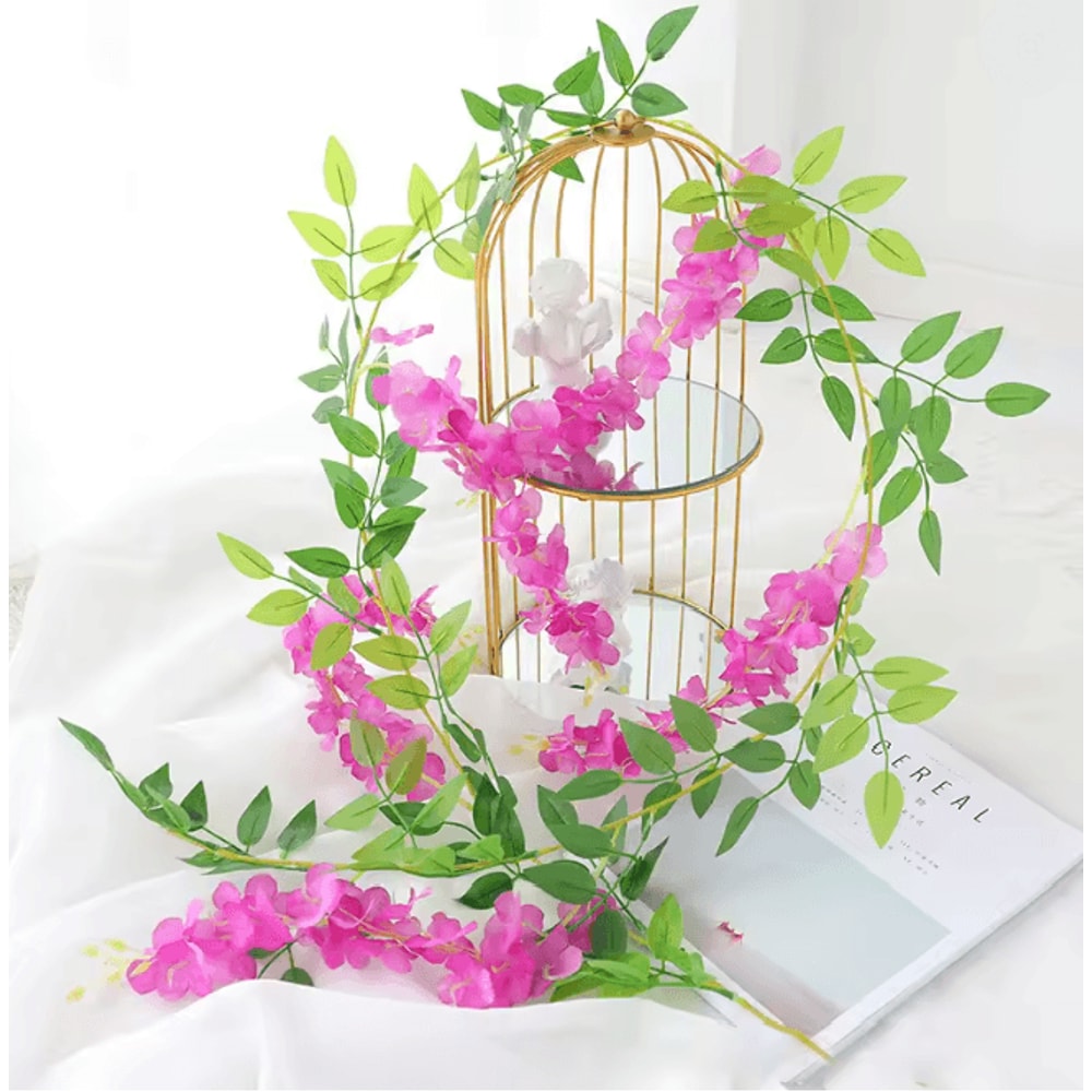 Artificial Wisteria Hanging Garland Vine 5