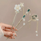 Vintage Floral Tassel Hair Stick 1
