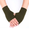 Chunky Knit Faux Wool Fingerless Gloves 16