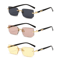 Rimless Rectangle Unisex Sunglasses 11