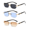 Rimless Rectangle Unisex Sunglasses 12