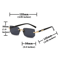 Rimless Rectangle Unisex Sunglasses 2