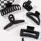 FlexiHold Mixed Shape Strong Grip Hair Claw Clips Set 6