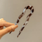TerraShell U Shaped Tortoiseshell Hair Fork For Women Girls 8