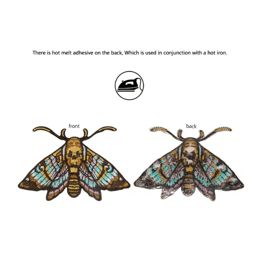 MothCraft Embroidered IronOn Patch 2