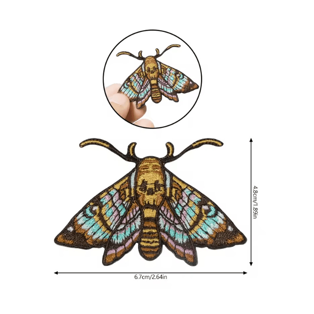 MothCraft Embroidered IronOn Patch 4