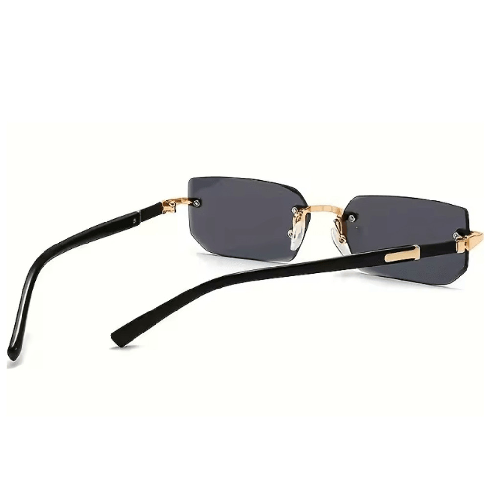 ClearEdge Rimless Rectangle Sunglasses 1