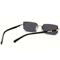 ClearEdge Rimless Rectangle Sunglasses 1