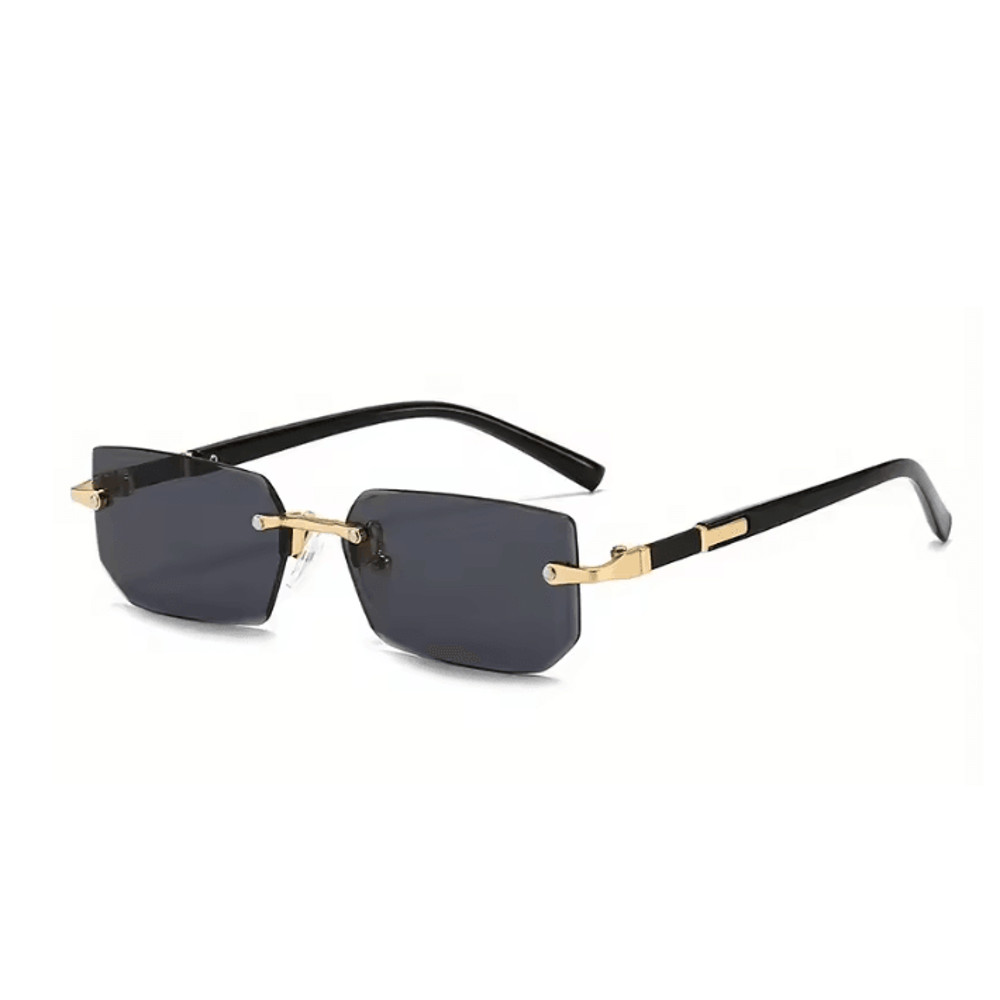 ClearEdge Rimless Rectangle Sunglasses 5