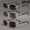 ClearEdge Rimless Rectangle Sunglasses 10