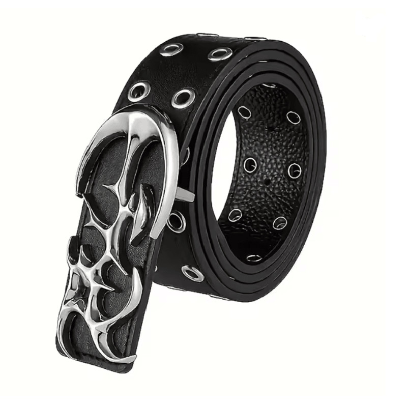 Hollowcore Y2K Punk Leather Belt 3