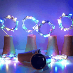 solarglow bottle stopper light string