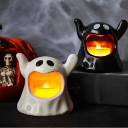 kawaii ghost led candle light