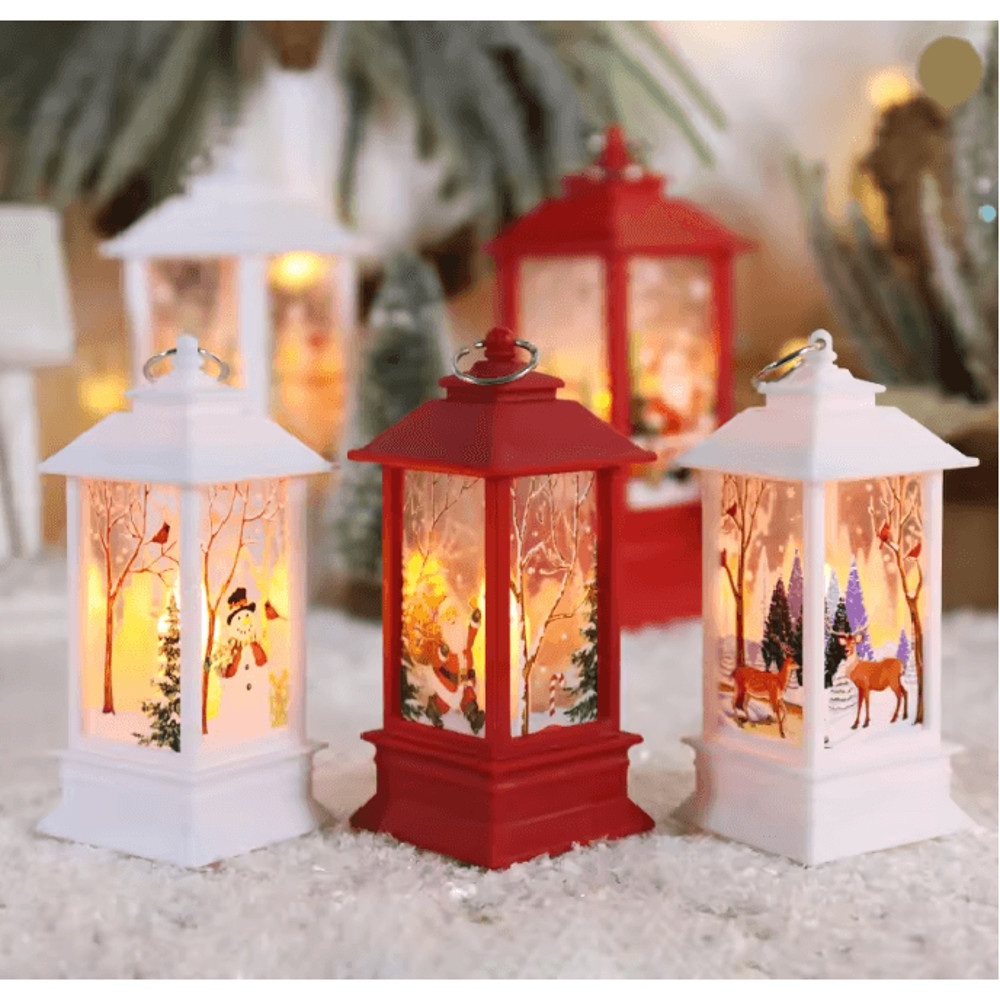 Vintage LED Oil Lamp Night Light 0