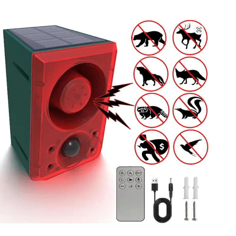 Solar Motion Alarm Security Light 5