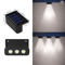 Solar Outdoor Wall Step Light Set 4