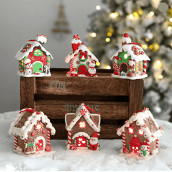 gingerbread house led pendant light