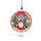 Festive Glow LED Christmas Pendant Ornament Set 4